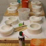 Casting "wabi sabi" bowls for Katie